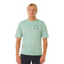 Ripcurl Men's Pacific Rinse Surflite UPF Short Sleeve Rash Vest Dark Navy / Small-Dark Navy / Medium-Dark Navy / Large-Dark Navy / X-Large-Aloe / Small - 53 Degrees North 