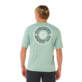 Ripcurl Men's Pacific Rinse Surflite UPF Short Sleeve Rash Vest Dark Navy / Small-Dark Navy / Medium-Dark Navy / Large-Dark Navy / X-Large-Aloe / Small - 53 Degrees North 