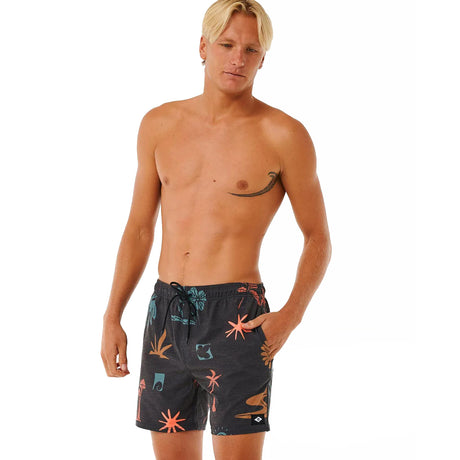 Ripcurl Men's Party Pack Volley Swim Shorts Clay / Small-Clay / Medium-Clay / Large-Clay / X-Large-Clay / XX-Large - 53 Degrees North 