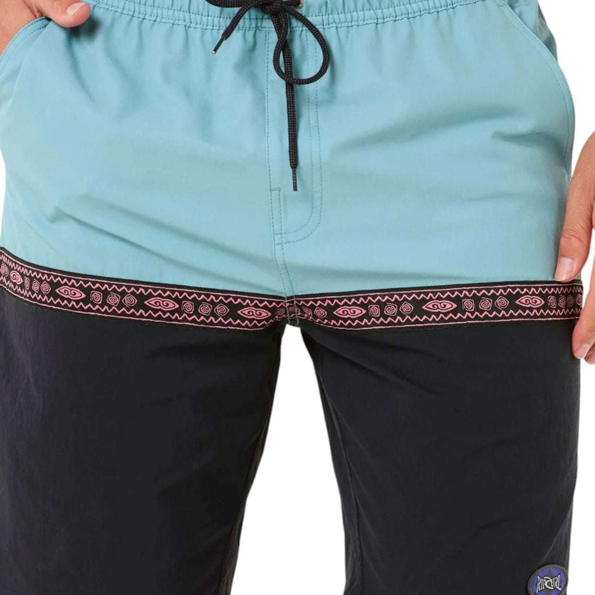 Ripcurl Men's Raw Energy Split Volley Shorts Black / Small-Black / Medium-Black / Large-Black / X-Large-Wild Berry / Small - 53 Degrees North 