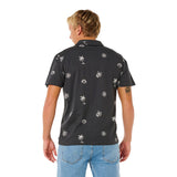 Ripcurl Men's Sessions Polo Shirt Washed Black / Small-Washed Black / Medium-Washed Black / Large-Washed Black / X-Large - 53 Degrees North 