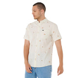 Ripcurl Men's Skelly Breach Short Sleeve Shirt Off White / Small-Off White / Medium-Off White / Large-Off White / X-Large - 53 Degrees North 