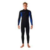 Ripcurl Men's Trad Back Zip 32 Flat Lock Wetsuit Blue / Small-Blue / Medium-Blue / Large-Blue / X-Large - 53 Degrees North 