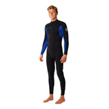 Ripcurl Men's Trad Back Zip 32 Flat Lock Wetsuit Blue / Small-Blue / Medium-Blue / Large-Blue / X-Large - 53 Degrees North 