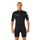 Ripcurl Men's Trad Back Zip Short Sleeve Spring 22 Flat Lock Wetsuit Black / Small-Black / Medium-Black / Large-Black / X-Large - 53 Degrees North 
