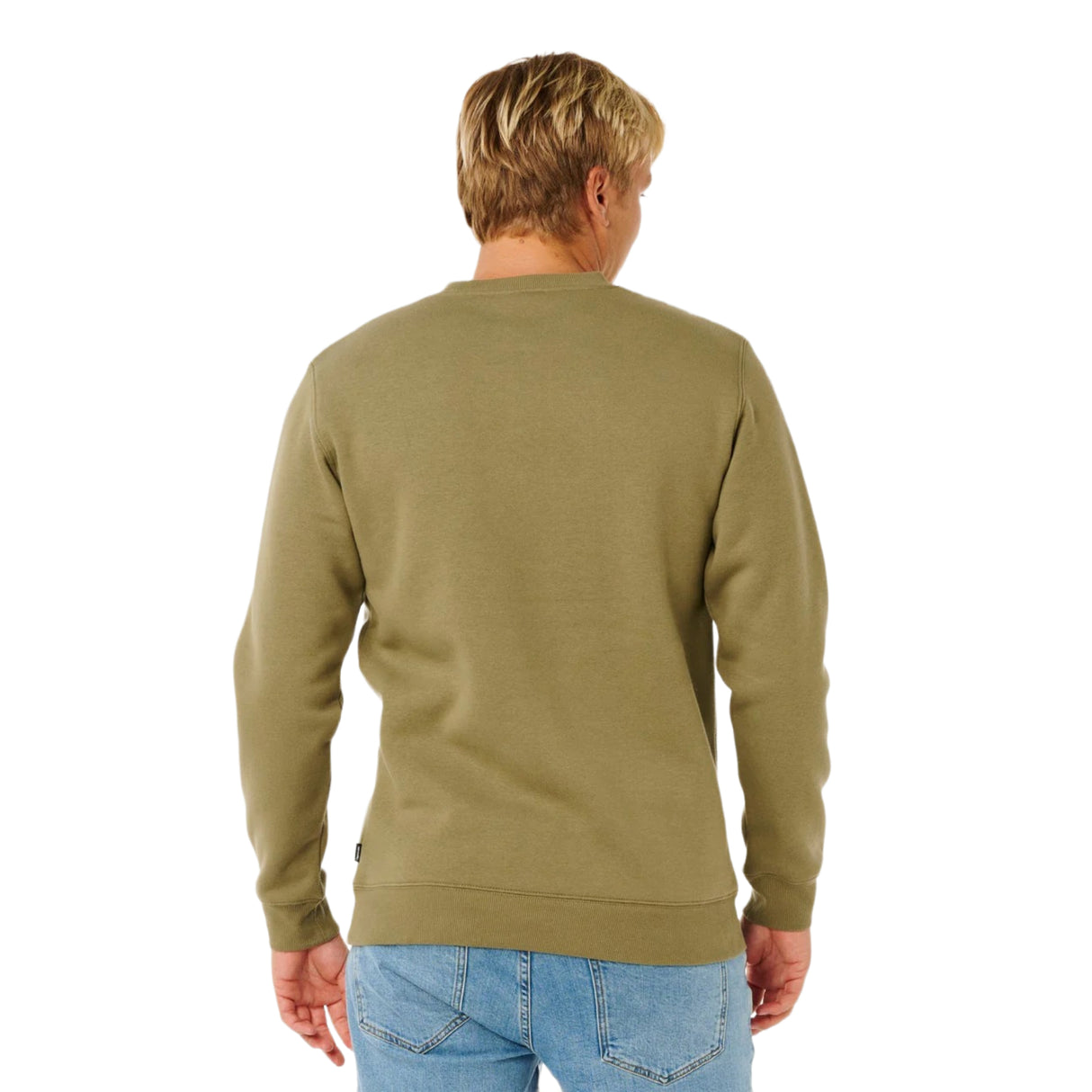 Ripcurl Men's Wetsuit Icon Crew Sweater Surplus Green / Small-Surplus Green / Medium-Surplus Green / Large-Surplus Green / X-Large - 53 Degrees North 