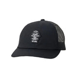 Ripcurl Search Icon Trucker Cap Black - 53 Degrees North 