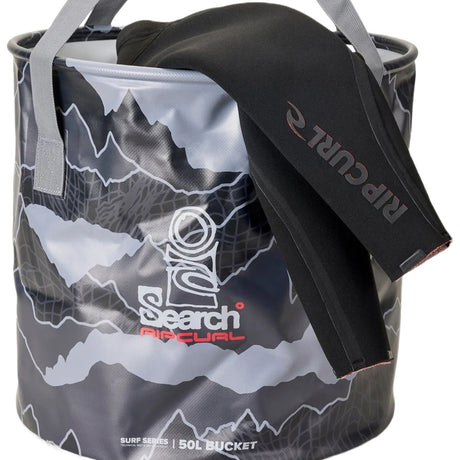 Ripcurl Surf Series 50L Bucket Grey-Black/Grey - 53 Degrees North 