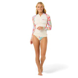 Ripcurl Women's Cala Vadella Long Sleeve UPF Rash Vest Multi / X-Small-Multi / Small-Multi / Medium-Multi / Large-Multi / X-Large - 53 Degrees North 