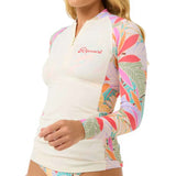 Ripcurl Women's Cala Vadella Long Sleeve UPF Rash Vest Multi / X-Small-Multi / Small-Multi / Medium-Multi / Large-Multi / X-Large - 53 Degrees North 