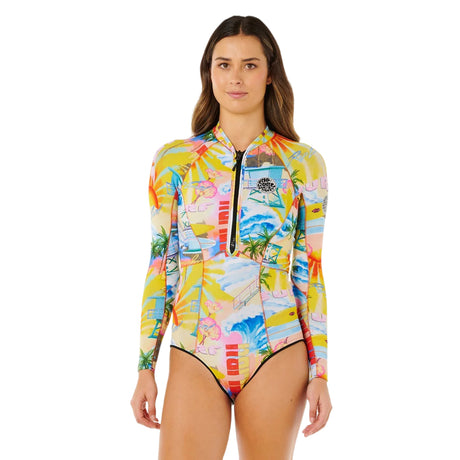 Ripcurl Women's G-Bomb 1.5Mm Long Fleeve Front Zip Full Spring Dark Navy / X-Small-Dark Navy / Small-Dark Navy / Medium-Dark Navy / Large-Dark Navy / X-Large - 53 Degrees North 