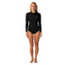 Ripcurl Women's G-Bomb Tropical Long Sleeve Back Zip Good Springsuit Black / X-Small-Black / Small-Black / Medium-Black / Large-Black / X-Large - 53 Degrees North 