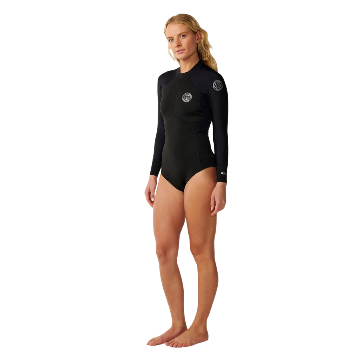 Ripcurl Women's G-Bomb Tropical Long Sleeve Back Zip Good Springsuit Black / X-Small-Black / Small-Black / Medium-Black / Large-Black / X-Large - 53 Degrees North 