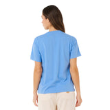 Ripcurl Women's Malibu Relaxed T-Shirt Cornflower Blue / X-Small-Cornflower Blue / Small-Cornflower Blue / Medium-Cornflower Blue / Large-Cornflower Blue / X-Large - 53 Degrees North 