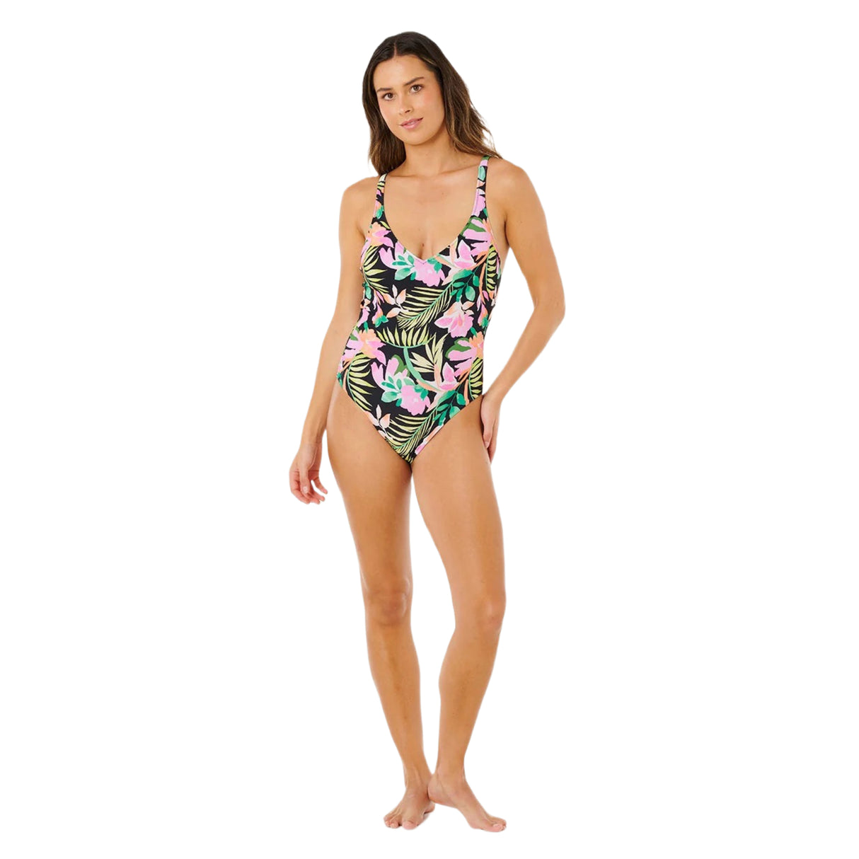Ripcurl Women's Molokai One Piece Swimsuit Black / X-Small-Black / Small-Black / Medium-Black / Large-Black / X-Large - 53 Degrees North 
