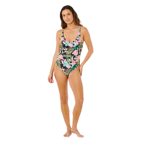 Ripcurl Women's Molokai One Piece Swimsuit Black / X-Small-Black / Small-Black / Medium-Black / Large-Black / X-Large - 53 Degrees North 