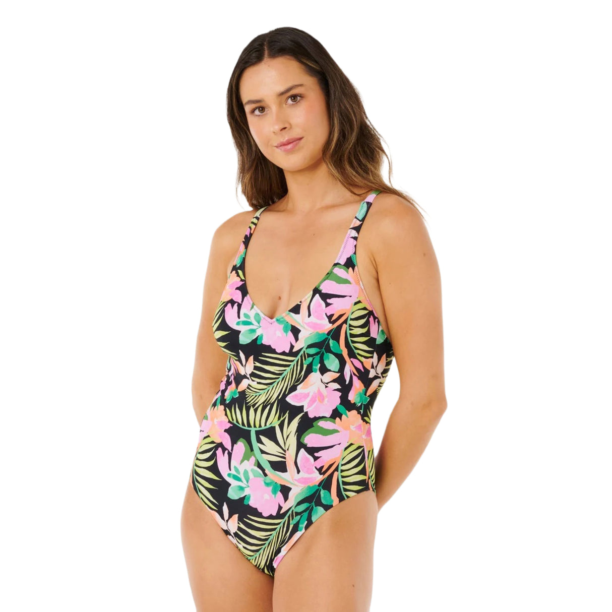 Ripcurl Women's Molokai One Piece Swimsuit Black / X-Small-Black / Small-Black / Medium-Black / Large-Black / X-Large - 53 Degrees North 
