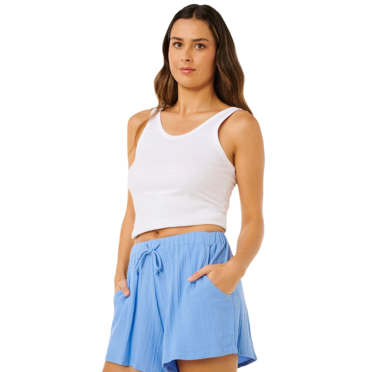 Ripcurl Women's Premium Surf Holiday Shorts Cornflower Blue / X-Small-Cornflower Blue / Small-Cornflower Blue / Medium-Cornflower Blue / Large-Cornflower Blue / X-Large - 53 Degrees North 