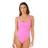 Ripcurl Women's RC X SC 1 Piece Swimsuit Black-Super Pink - 53 Degrees North 