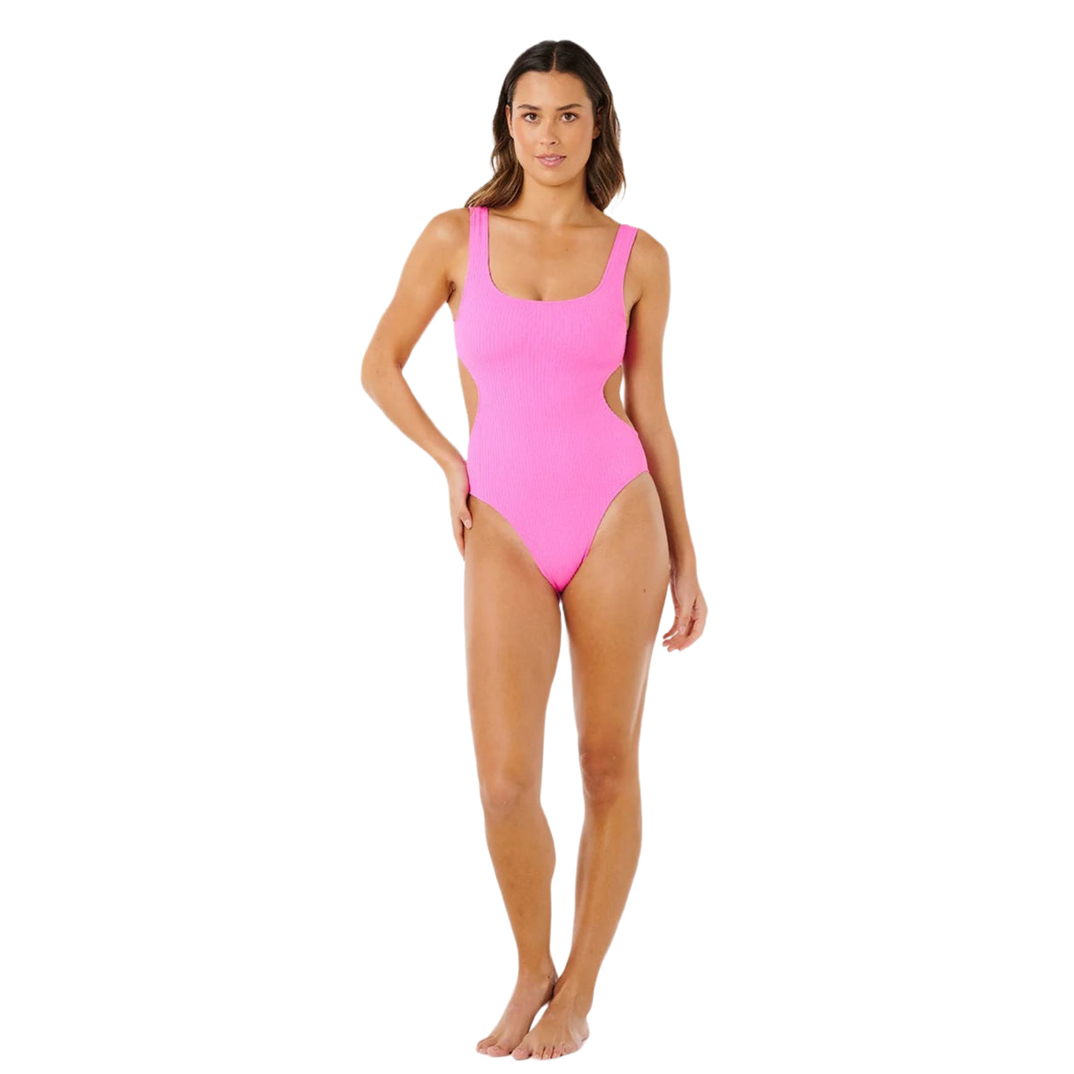 Ripcurl Women's RC X SC 1 Piece Swimsuit Black-Super Pink - 53 Degrees North 