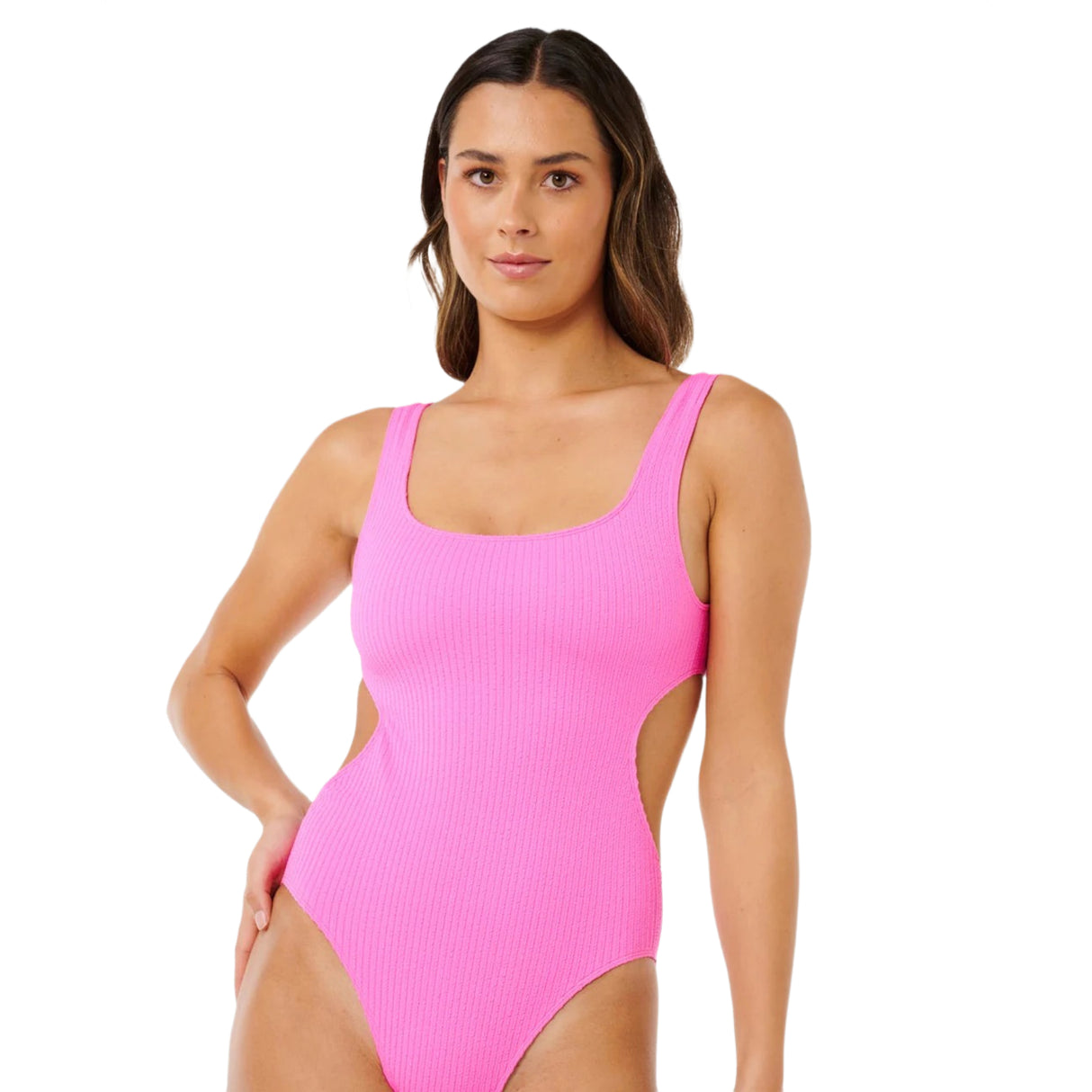 Ripcurl Women's RC X SC 1 Piece Swimsuit Black-Super Pink - 53 Degrees North 