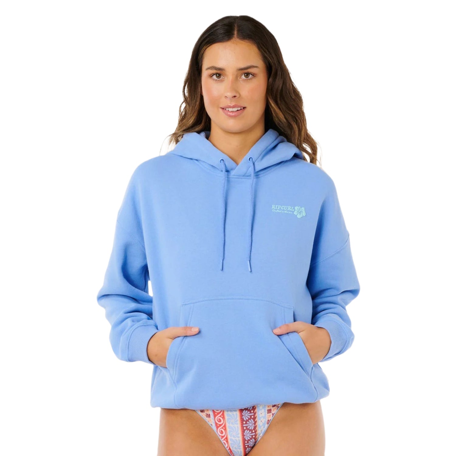 Ripcurl Women's Surf Puff Heritage Hood Puff Print Green / X-Small-Green / Small-Green / Medium-Green / Large-Cornflower Blue / X-Small - 53 Degrees North 