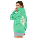 Ripcurl Women's Surf Puff Heritage Hood Puff Print Green / X-Small-Green / Small-Green / Medium-Green / Large-Cornflower Blue / X-Small - 53 Degrees North 