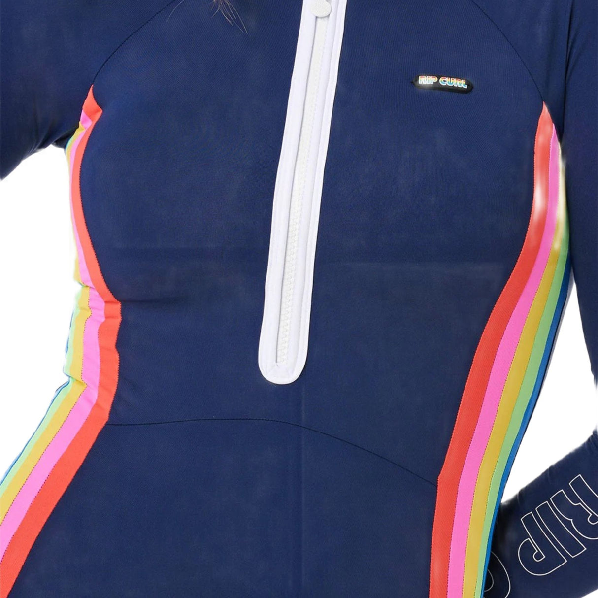 Ripcurl Women's Surf Stripe UPF Surf Suit Dark Navy / X-Small-Dark Navy / Small-Dark Navy / Medium-Dark Navy / Large-Dark Navy / X-Large - 53 Degrees North 