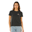 Ripcurl Women's Tide Line Standard T-Shirt Washed Black / X-Small-Washed Black / Small-Washed Black / Medium-Washed Black / Large-Washed Black / X-Large - 53 Degrees North 