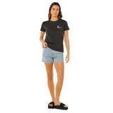 Ripcurl Women's Tide Line Standard T-Shirt Washed Black / X-Small-Washed Black / Small-Washed Black / Medium-Washed Black / Large-Washed Black / X-Large - 53 Degrees North 