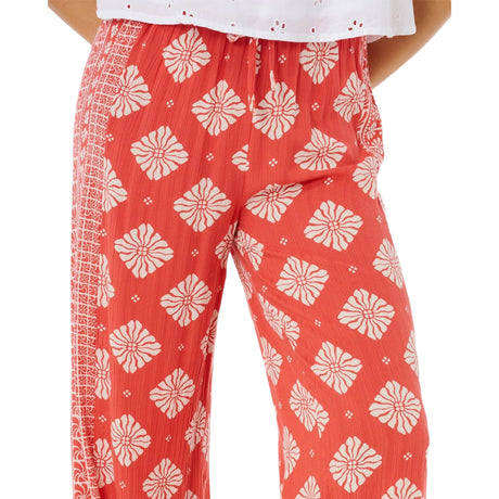 Ripcurl Women's Ventura Wide Leg Pants Red / X-Small-Red / Small-Red / Medium-Red / Large-Red / X-Large - 53 Degrees North 