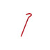 Robens Hexagon Stake 6 Pack Red - 53 Degrees North 