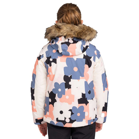 Roxy Girls' Roxy Pie Girl Ski Jacket Pink Salt Prima / Age 7-8-Pink Salt Prima / Age 9-10-Pink Salt Prima / Age 11-12-Pink Salt Prima / Age 13-14-Pink Salt Prima / Age 15-16 - 53 Degrees North 