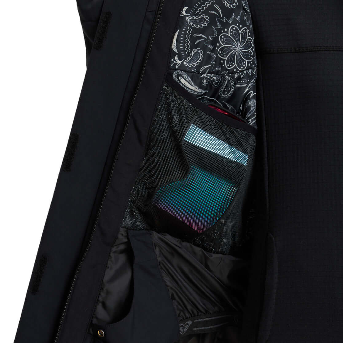 Roxy Women's Galaxy Ski Jacket True Black Roxy Roxy Summit / X-Small - 53 Degrees North