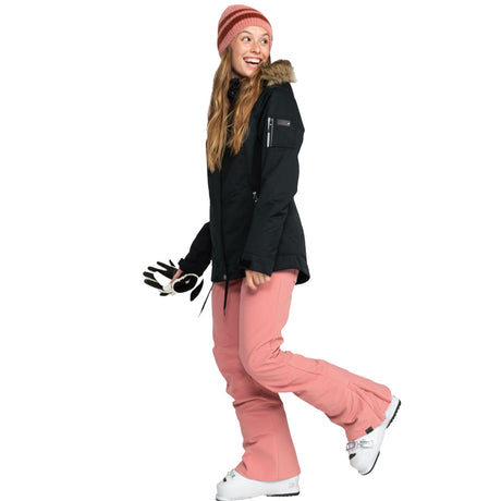 Roxy Women's Meade Ski Jacket True Black / X-Small-True Black / Small-True Black / Medium-True Black / Large-True Black / X-Large - 53 Degrees North 