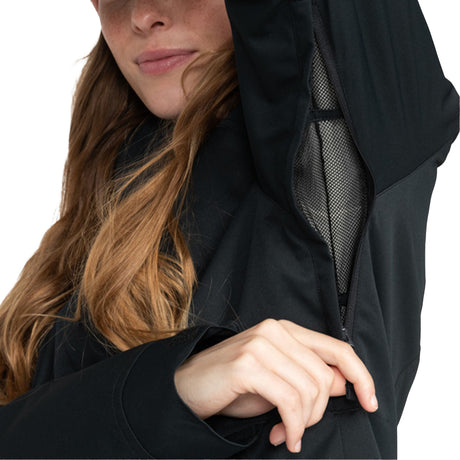 Roxy Women's Meade Ski Jacket True Black / X-Small-True Black / Small-True Black / Medium-True Black / Large-True Black / X-Large - 53 Degrees North 