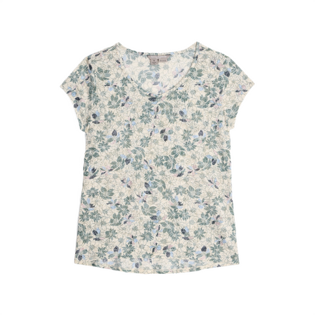 Royal Robbins Women's Featherweight T-Shirt Chalk Marigold Print / X-Small-Chalk Marigold Print / Small-Chalk Marigold Print / Medium-Chalk Marigold Print / Large-Chalk Marigold Print / X-Large - 53 Degrees North 