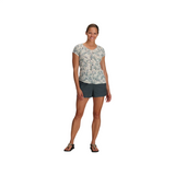 Royal Robbins Women's Featherweight T-Shirt Chalk Marigold Print / X-Small-Chalk Marigold Print / Small-Chalk Marigold Print / Medium-Chalk Marigold Print / Large-Chalk Marigold Print / X-Large - 53 Degrees North 