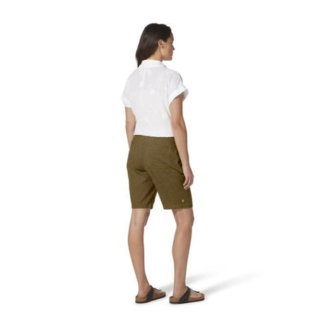 Royal Robbins Women's Hempline Tie Bermuda Shorts Coyote / X-Small-Coyote / Small-Coyote / Medium-Coyote / Large-Coyote / X-Large - 53 Degrees North 