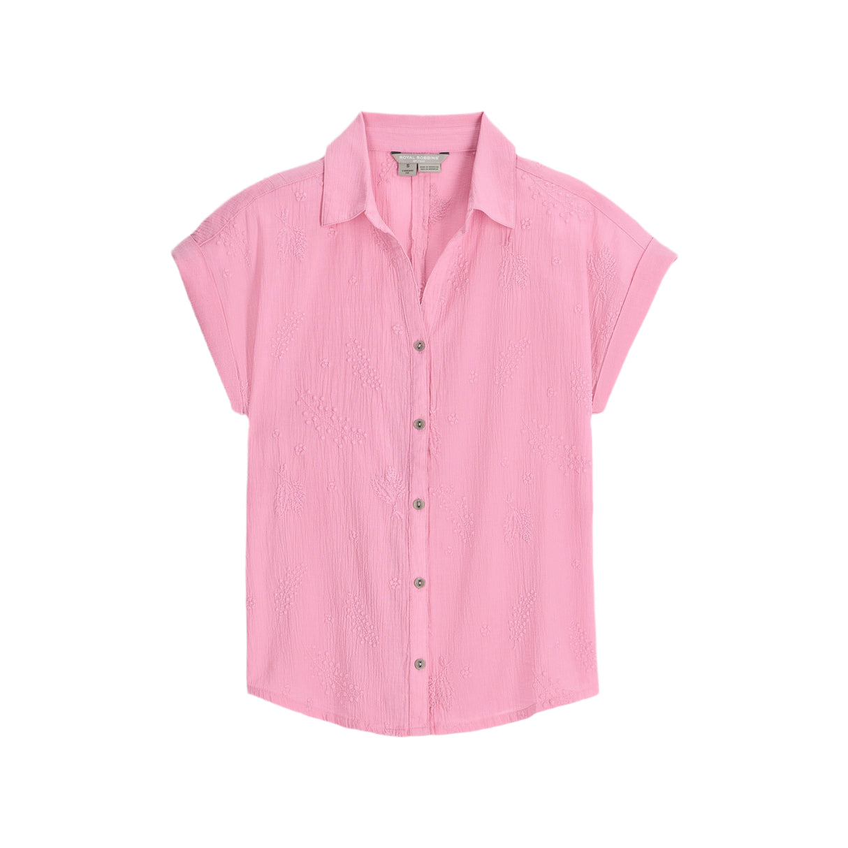 Royal Robbins Women's Oasis Button Shirt Undyed / X-Small-Undyed / Small-Undyed / Medium-Undyed / Large-Undyed / X-Large - 53 Degrees North 