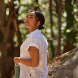Royal Robbins Women's Oasis Button Shirt Undyed / X-Small-Undyed / Small-Undyed / Medium-Undyed / Large-Undyed / X-Large - 53 Degrees North 