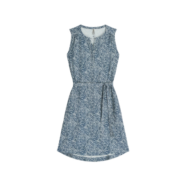 Royal Robbins Women's Spotless Traveler Tank Dress Deep Blue Briar Print / X-Small-Deep Blue Briar Print / Small-Deep Blue Briar Print / Medium-Deep Blue Briar Print / Large-Deep Blue Briar Print / X-Large - 53 Degrees North 