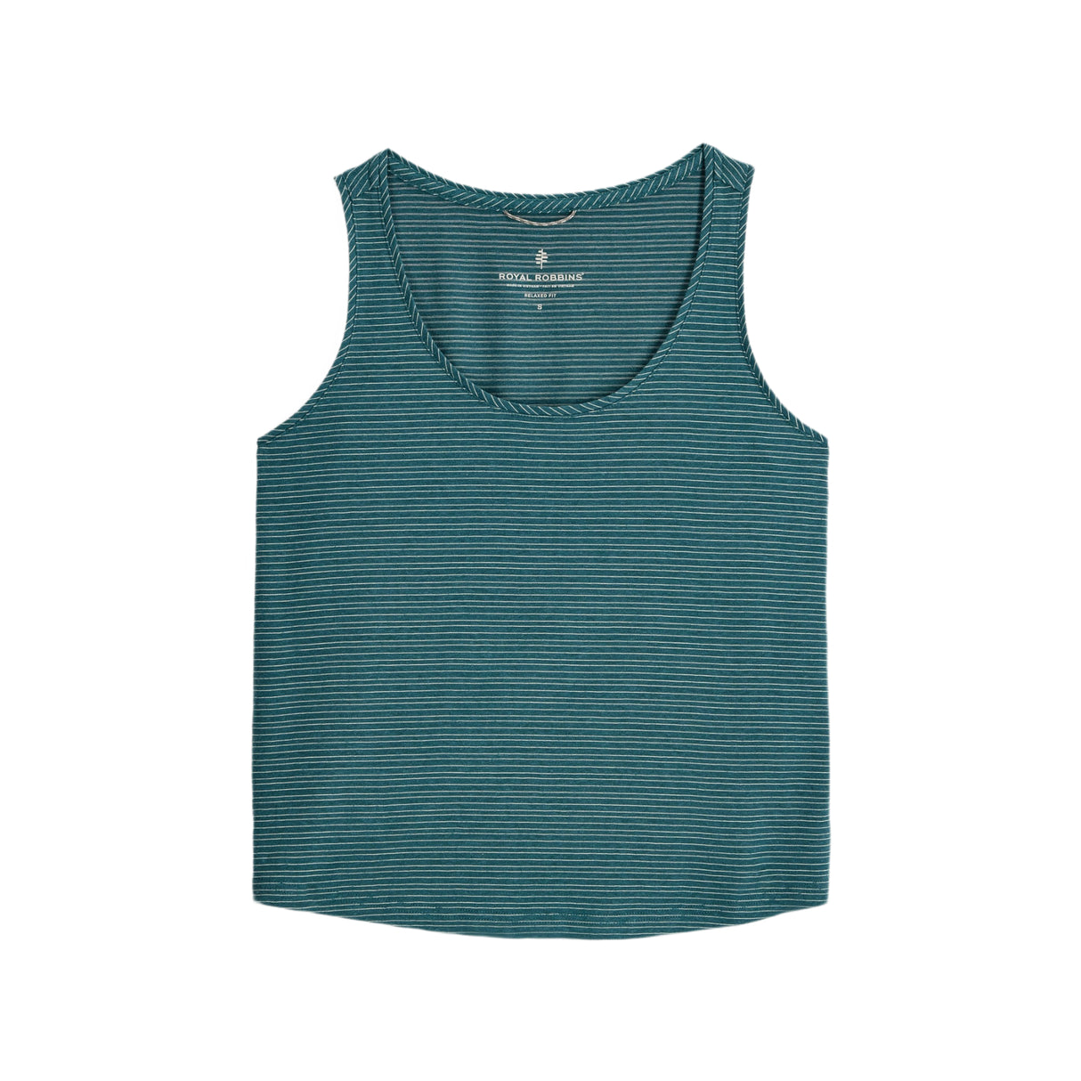 Royal Robbins Women's Vacationer Boxy Tank Skyway Stripe / X-Small-Skyway Stripe / Small-Skyway Stripe / Medium-Skyway Stripe / Large-Skyway Stripe / X-Large - 53 Degrees North 