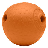 Ruffwear Huckama Rubber Throw Dog Toy Heliotrope Purple-Sage Green-Campfire Orange - 53 Degrees North 