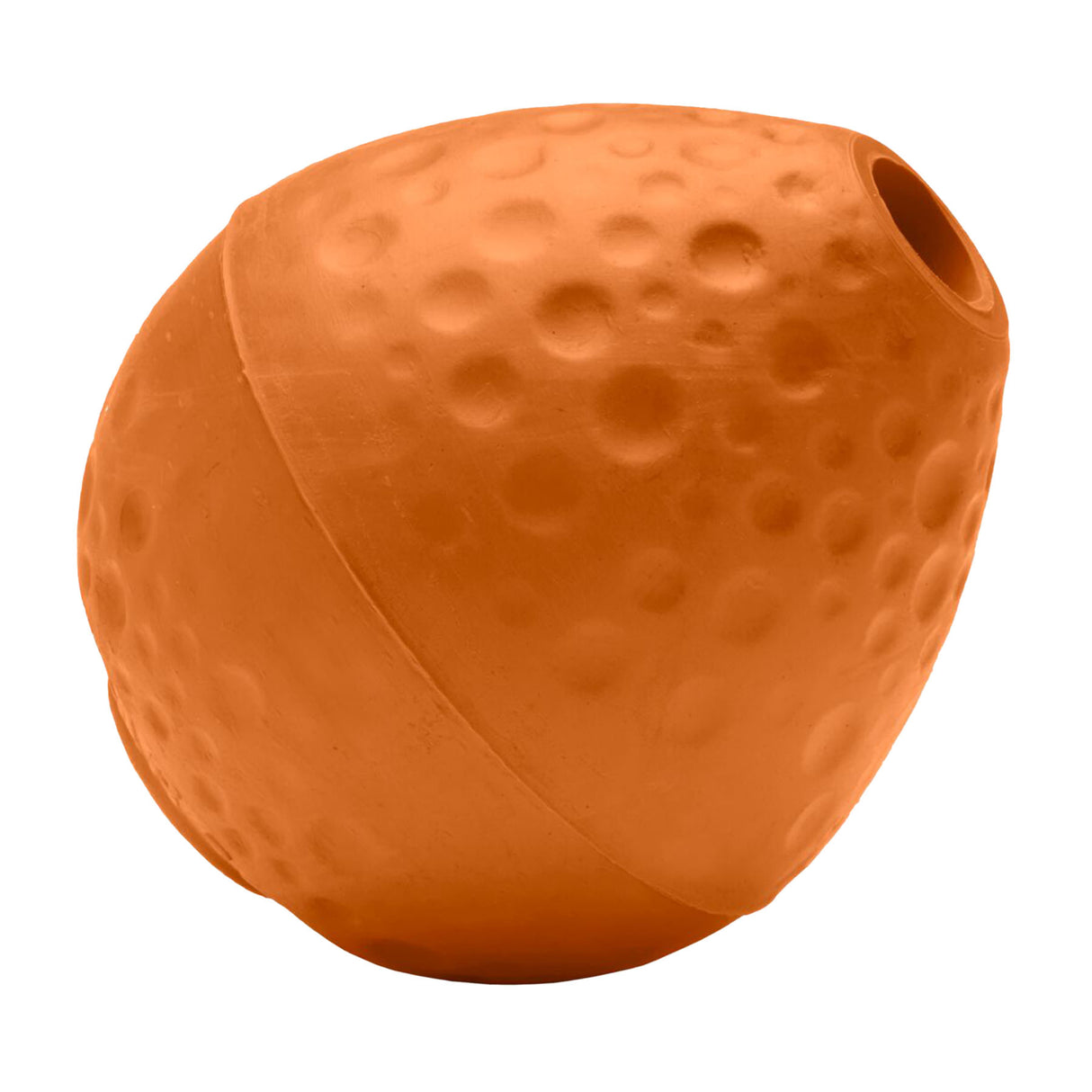 Ruffwear Turnup Rubber Throw Dog Toy Campfire Orange-Heliotrope Purple-Sage Green - 53 Degrees North 