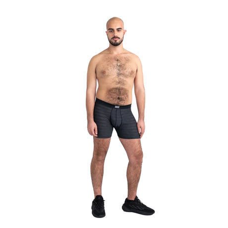 SAXX Men's Droptemp Cooling Mesh Boxer Briefs Black Heather / Small-Black Heather / Medium-Black Heather / Large-Black Heather / X-Large-Dark Denim Heather / Small - 53 Degrees North 
