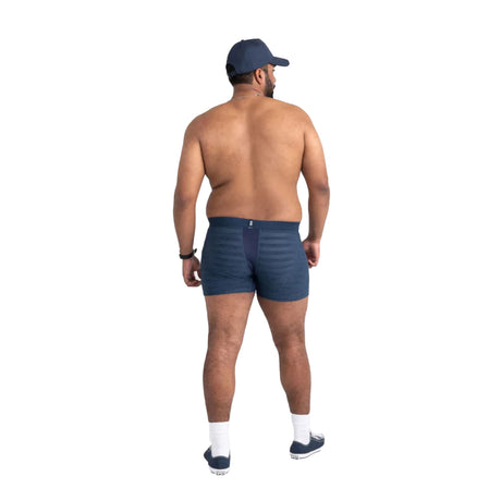 SAXX Men's Droptemp Cooling Mesh Boxer Briefs Black Heather / Small-Black Heather / Medium-Black Heather / Large-Black Heather / X-Large-Dark Denim Heather / Small - 53 Degrees North 