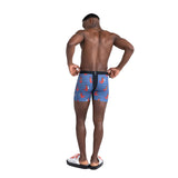 SAXX Men's Droptemp Cooling Mesh Boxer Briefs Black Heather / Small-Black Heather / Medium-Black Heather / Large-Black Heather / X-Large-Dark Denim Heather / Small - 53 Degrees North 