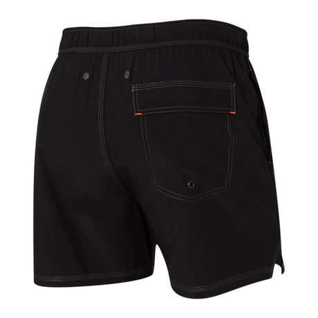 SAXX Men's Oh Buoy 2n1 Volley Swim Shorts Black / Small-Black / Medium-Black / Large-Black / X-Large-H2O Stripe/Blue / Small - 53 Degrees North 