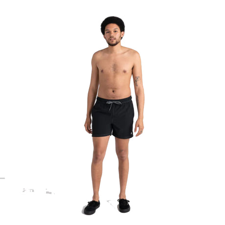 SAXX Men's Oh Buoy 2n1 Volley Swim Shorts Black / Small-Black / Medium-Black / Large-Black / X-Large-H2O Stripe/Blue / Small - 53 Degrees North 